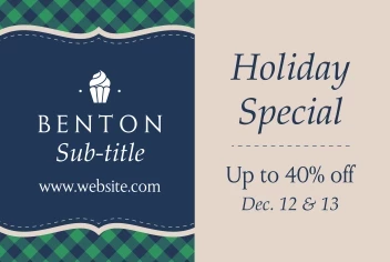 Rustic Holiday Plaid