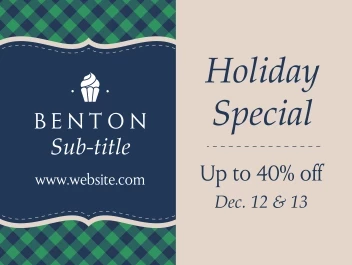 Rustic Holiday Plaid