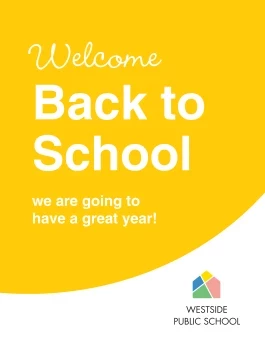 Welcome Back To School