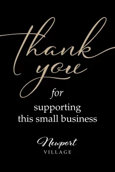 Thank You Supporting Small Business