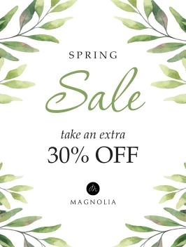 Spring Sale Watercolor Leaves