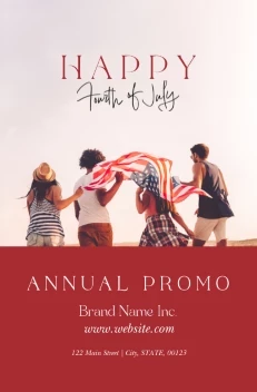 Fourth Of July Modern Message