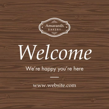 Classic Wood Welcome