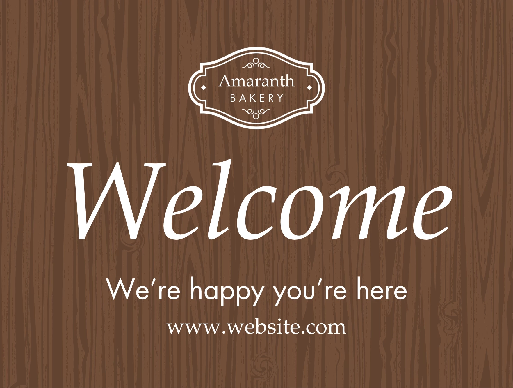 Rustic Welcome
