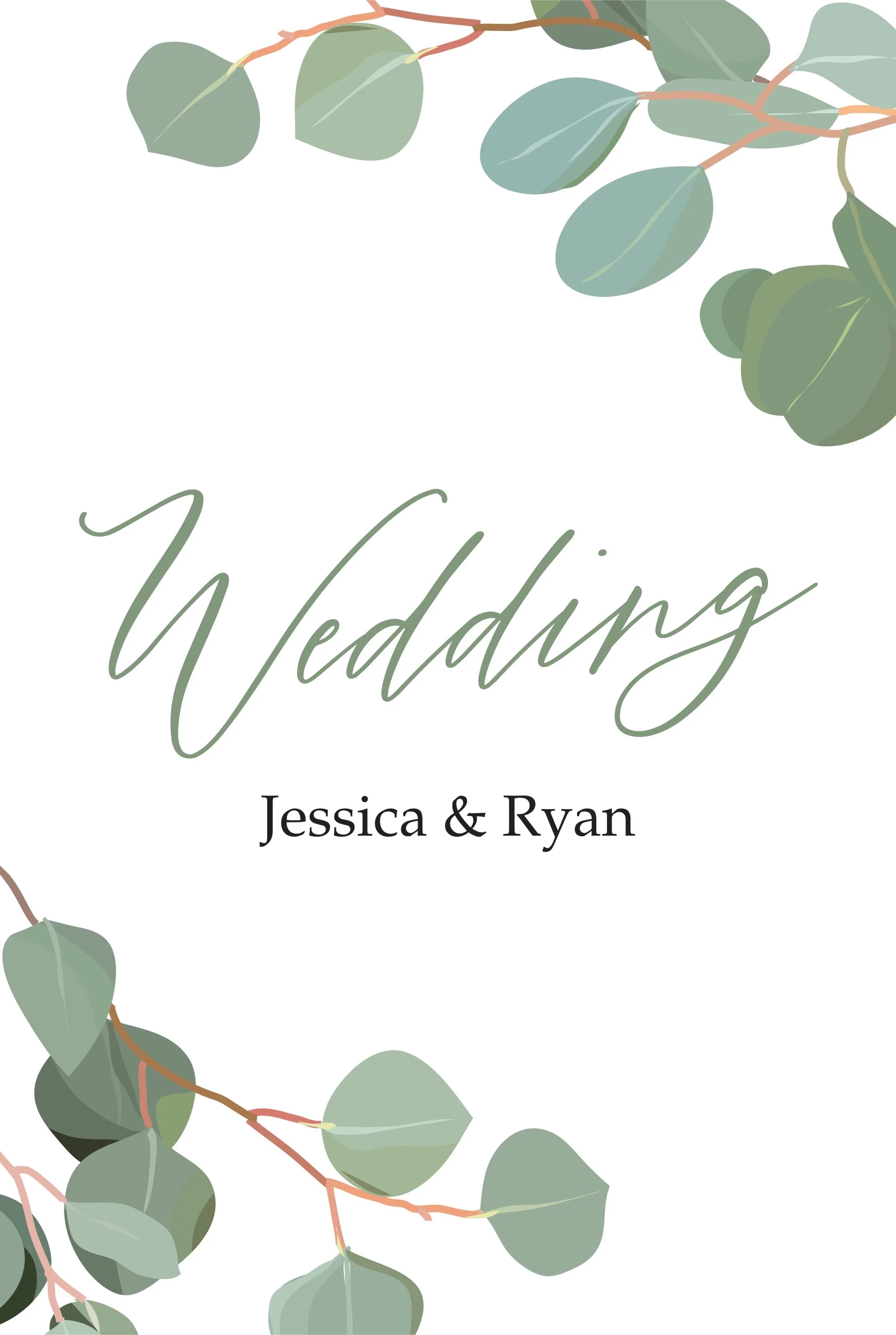 Wedding Greenery Frame