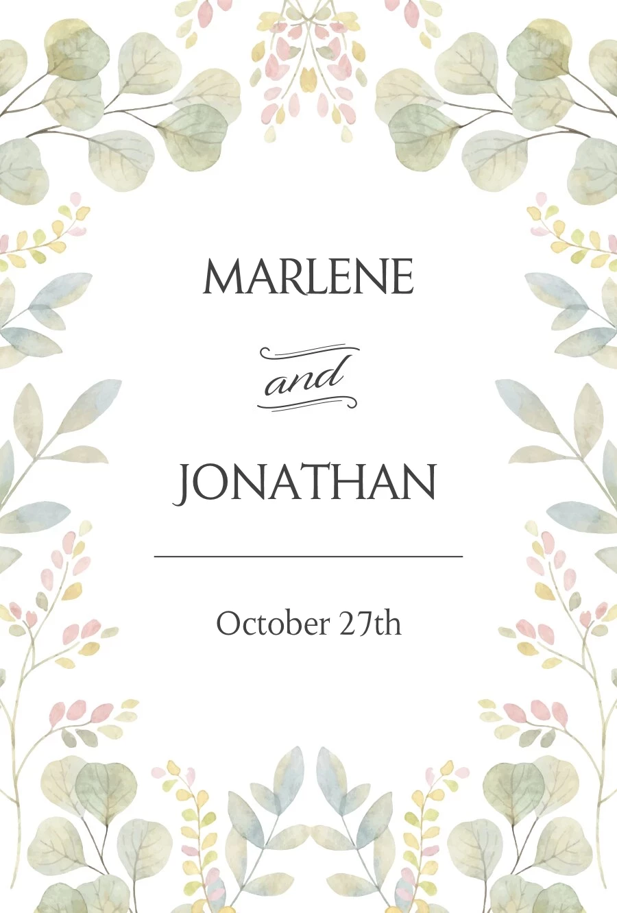 Wedding Floor Decal