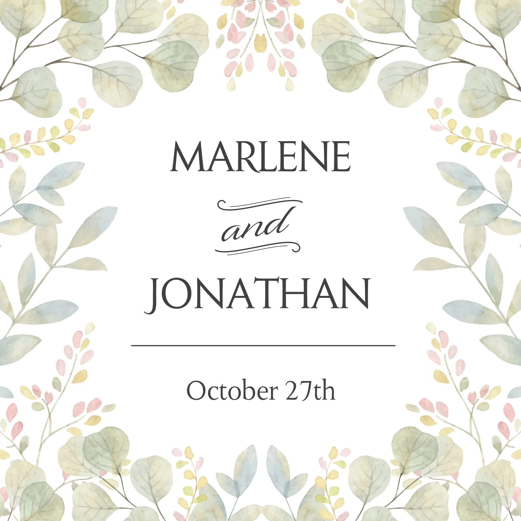 Wedding Floor Decal