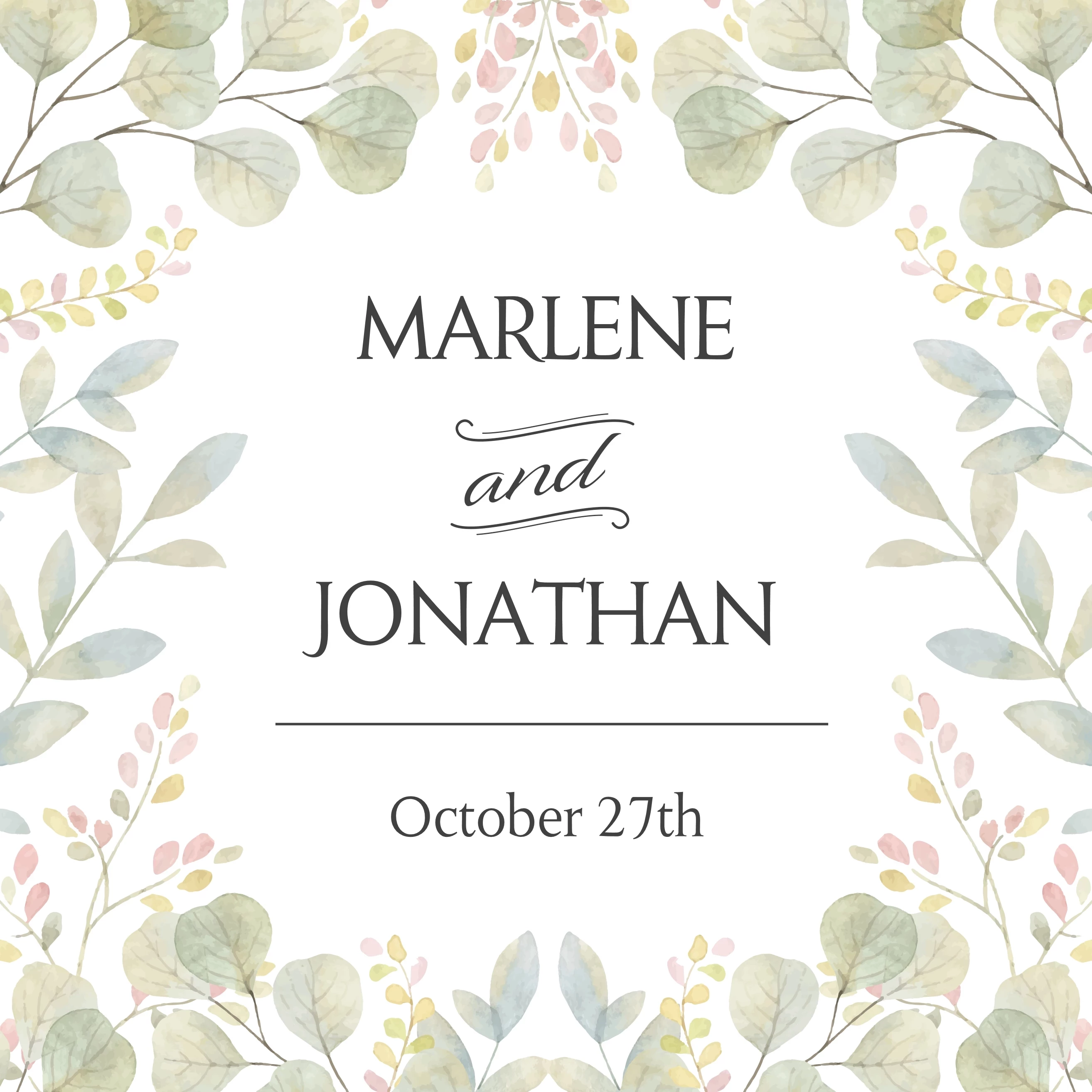 Wedding Floor Decal