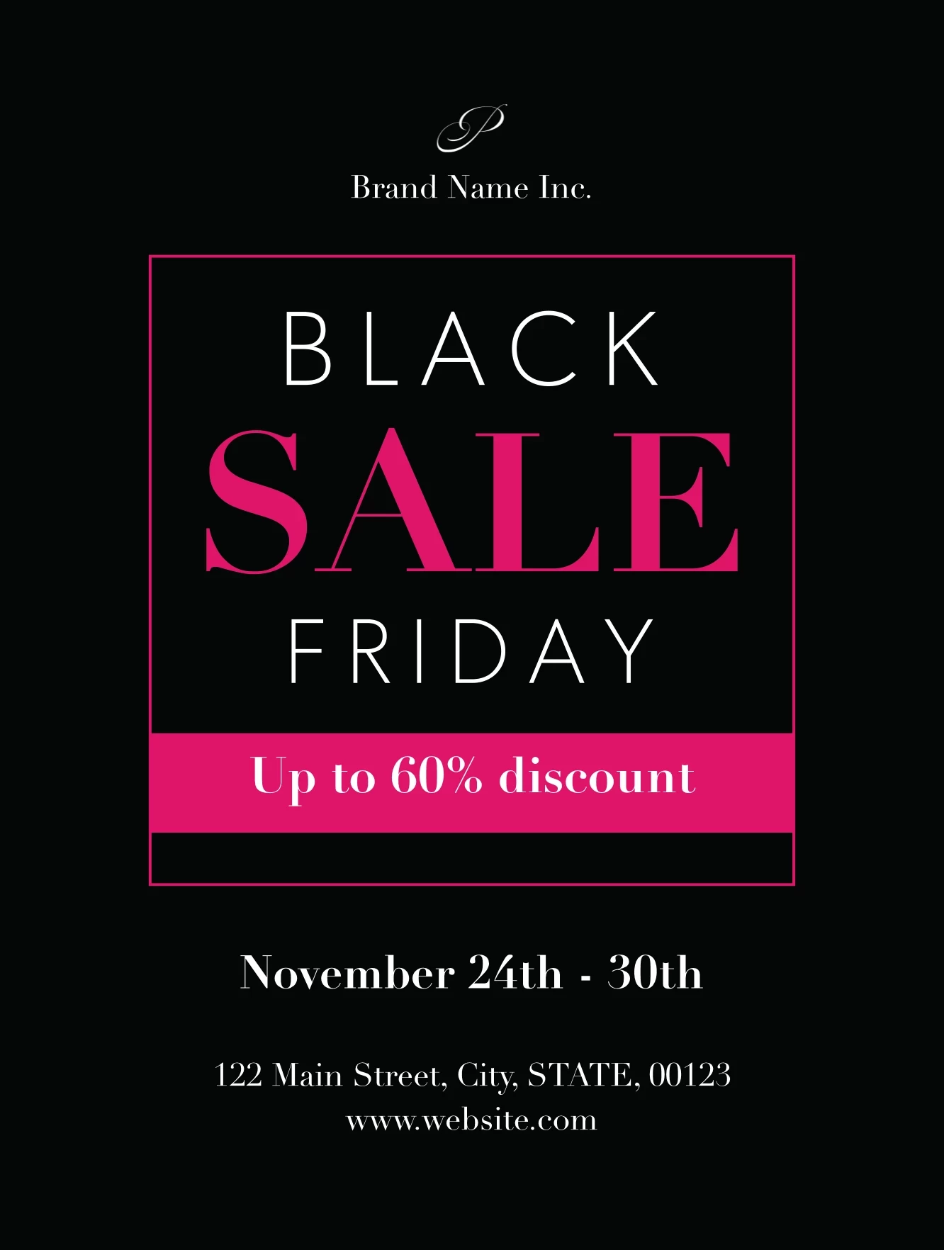 Colorful Frame Black Friday
