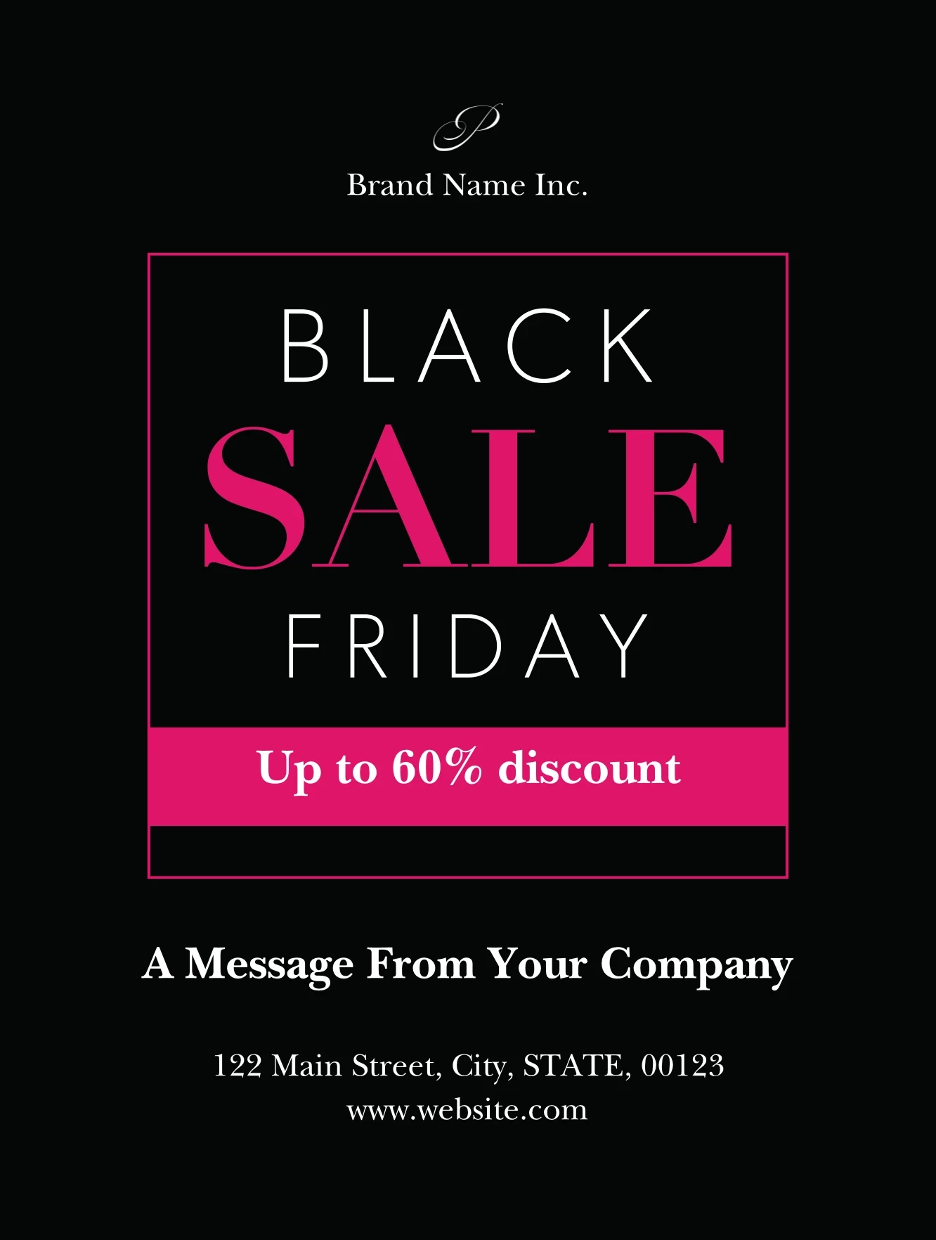 Colorful Frame Black Friday