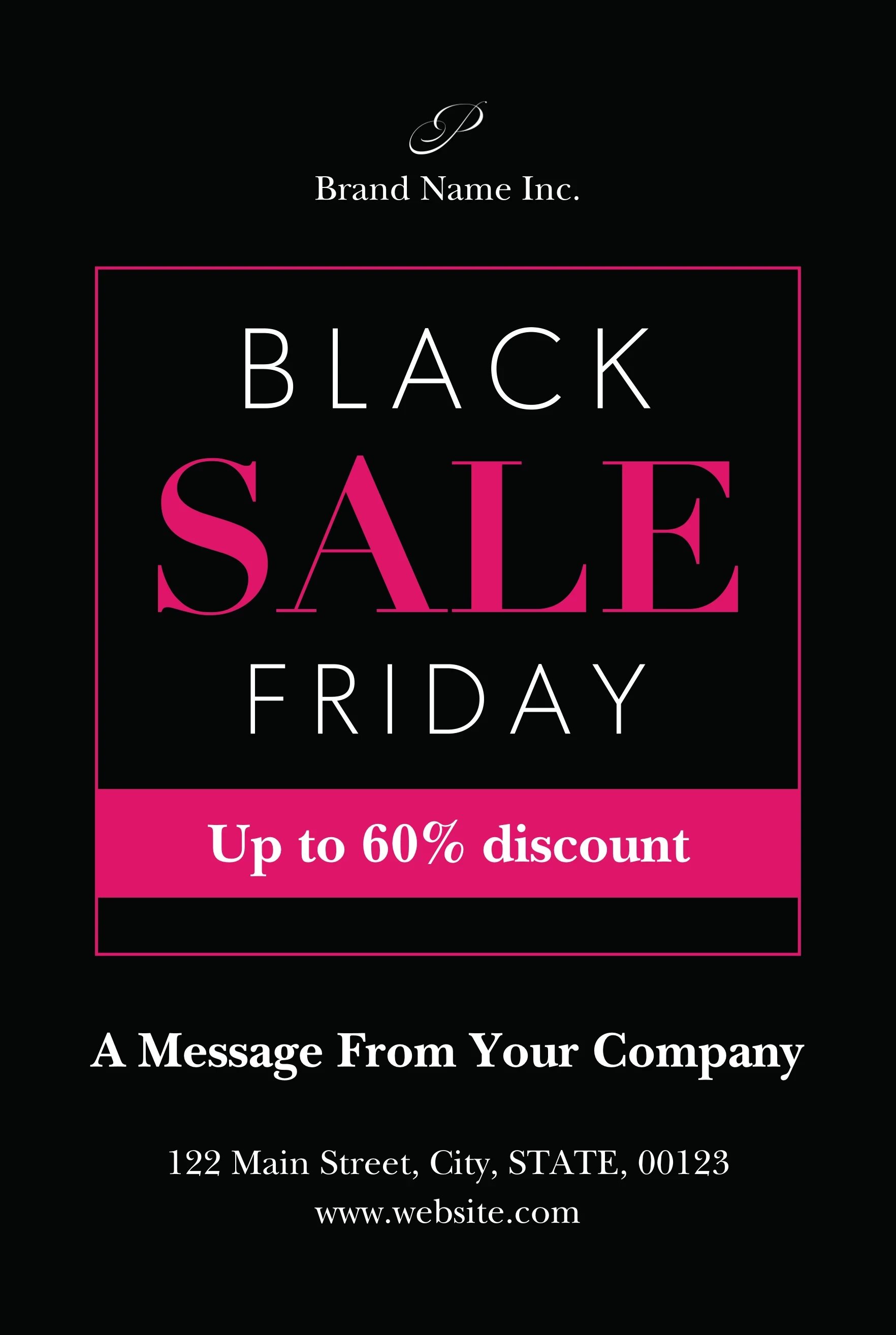 Colorful Frame Black Friday