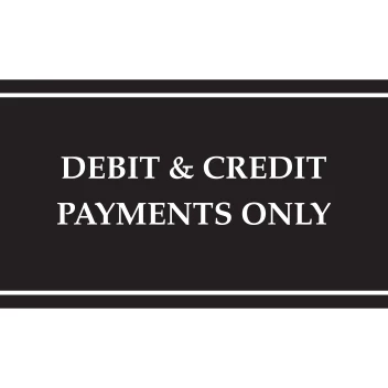 Payment Info Decal