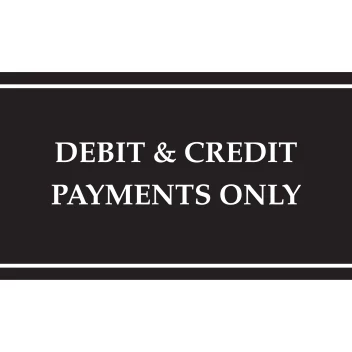 Payment Info Decal