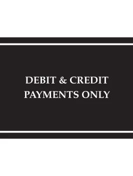 Payment Info Decal