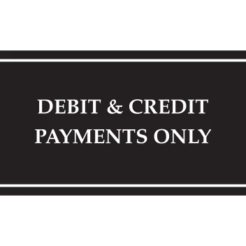 Payment Info Decal