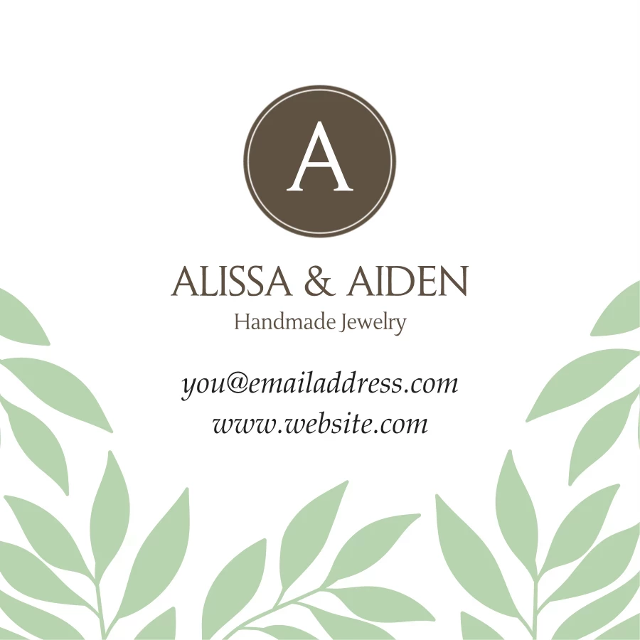 Soft Leaves Decal