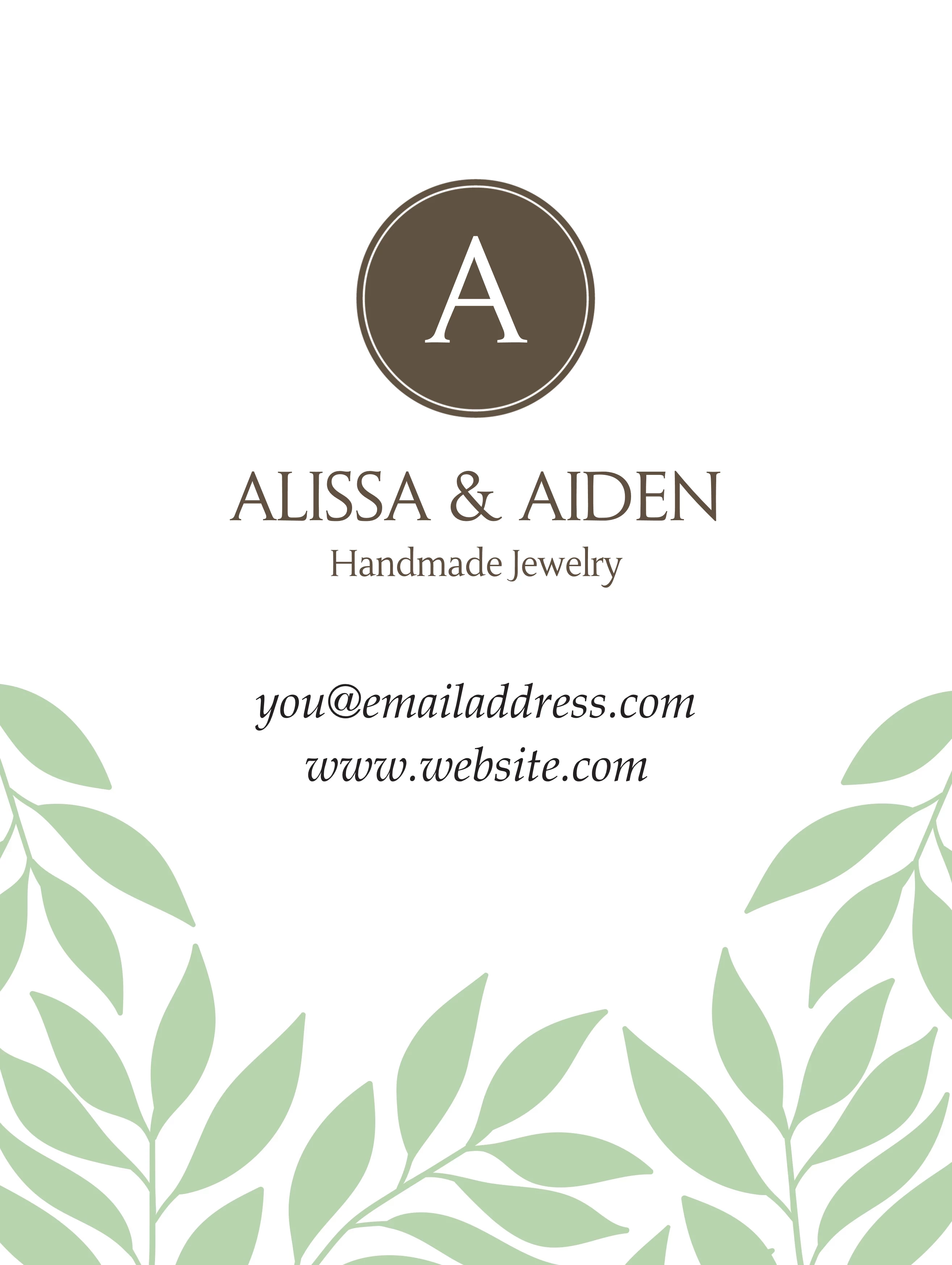Soft Leaves Decal
