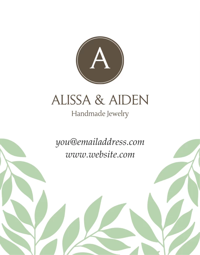 Soft Leaves Decal
