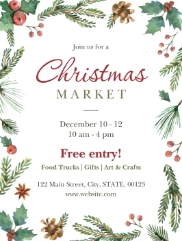 Christmas Market Foliage