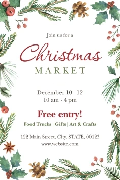 Christmas Market Foliage