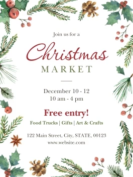 Christmas Market Foliage