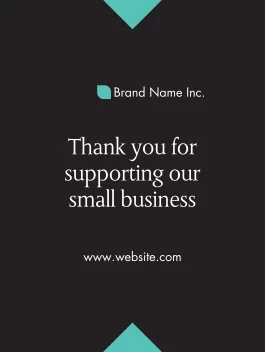 Thank You Small Business Decal