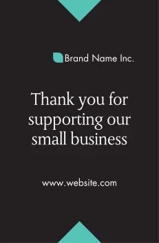 Thank You Small Business Decal