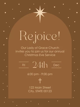 Holiday Church Rejoice