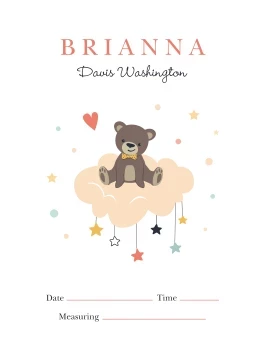 Baby Teddy Bear Announcement