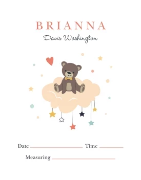 Baby Teddy Bear Announcement