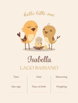 Hello Little One Announcement