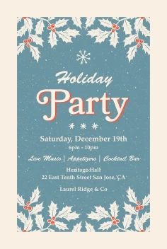 Retro Holiday Party