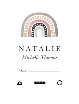 Newborn Rustic Rainbow