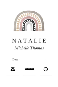 Newborn Rustic Rainbow