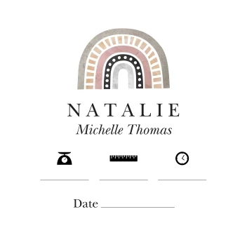 Newborn Rustic Rainbow