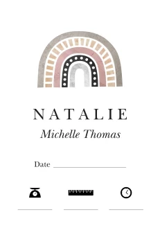 Newborn Rustic Rainbow