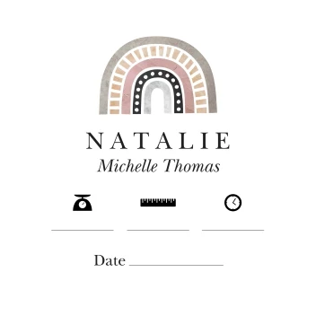 Newborn Rustic Rainbow