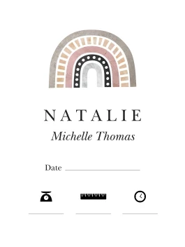 Newborn Rustic Rainbow