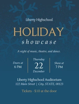 School Holiday Showcase