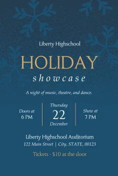 School Holiday Showcase
