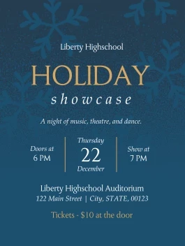 School Holiday Showcase