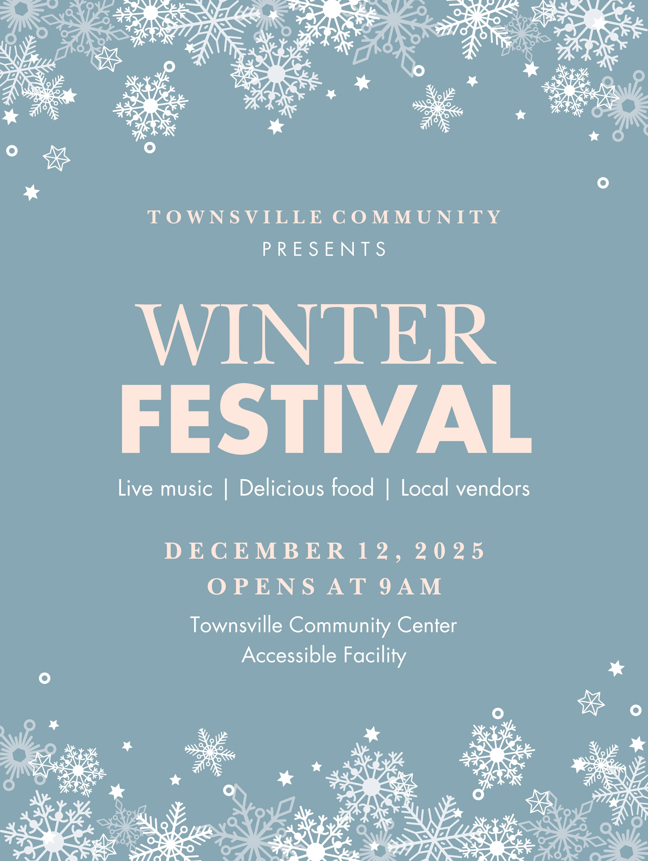 Snowflakes Winter Festival