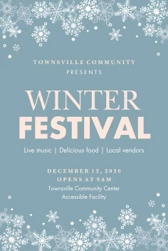 Snowflakes Winter Festival