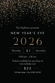 New Years Event Sparkles