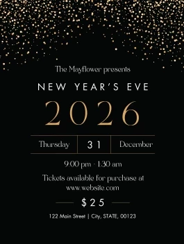 New Years Event Sparkles