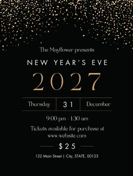 New Years Event Sparkles