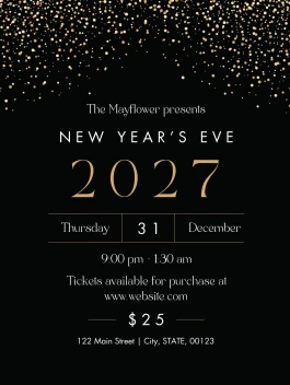 New Years Event Sparkles