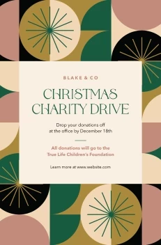 Christmas Charity Drive Pattern