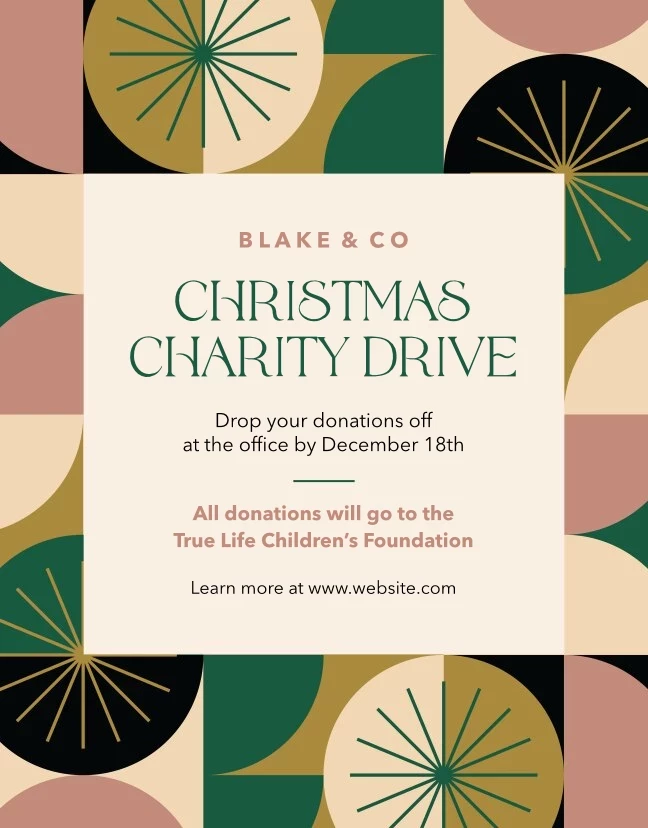 Christmas Charity Drive Pattern