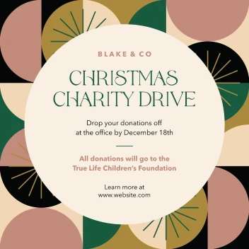 Christmas Charity Drive Pattern